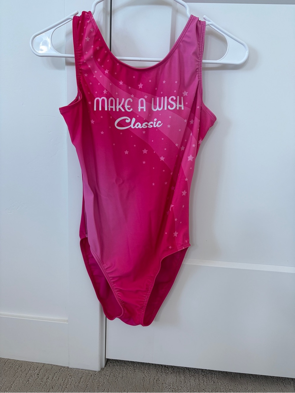 Make A Wish Classic Girls' Hot Pink One-Piece Leotard